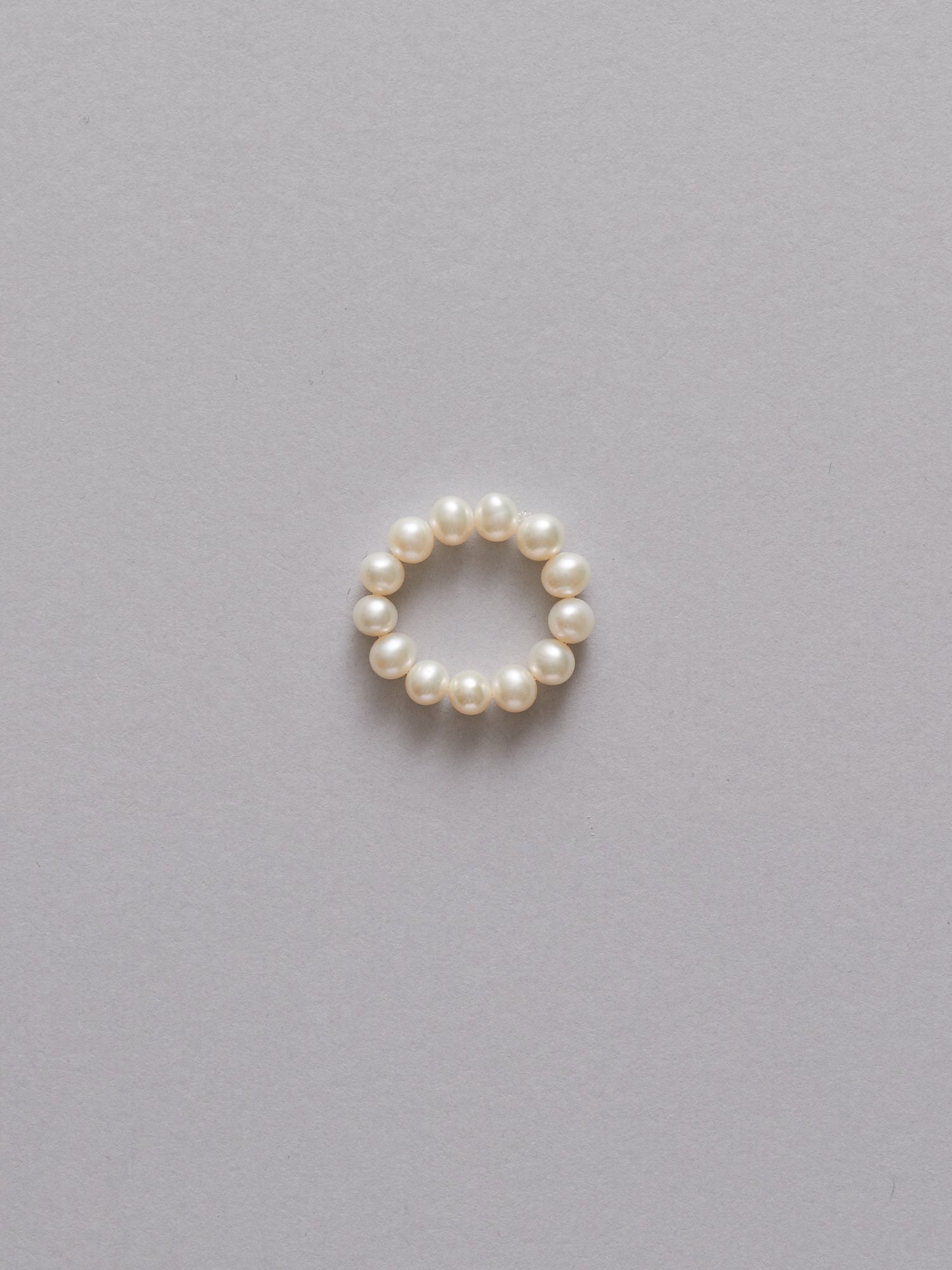 Chunky hot sale pearl ring